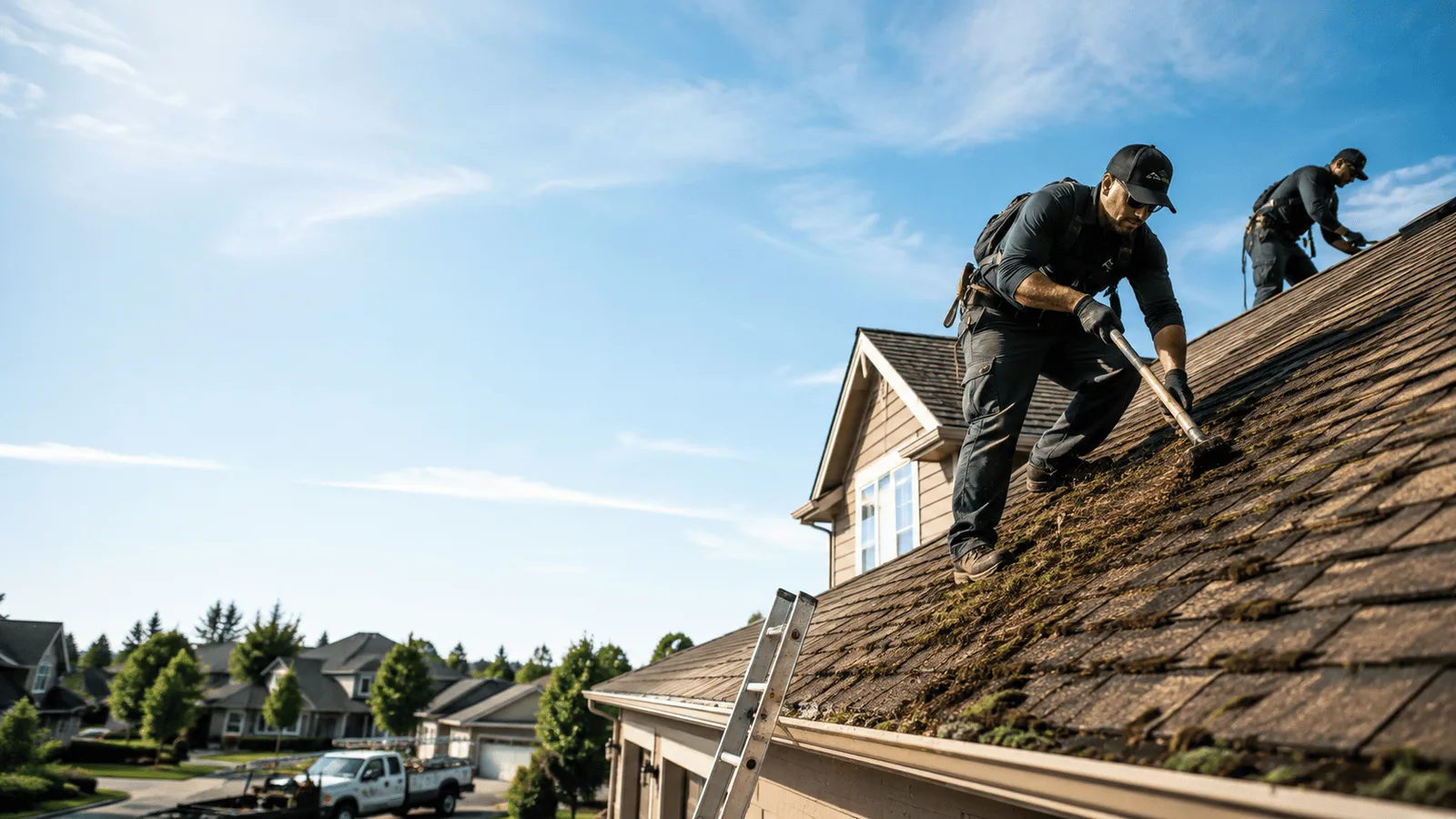 Roof Moss Removal in Forest City, MO near me